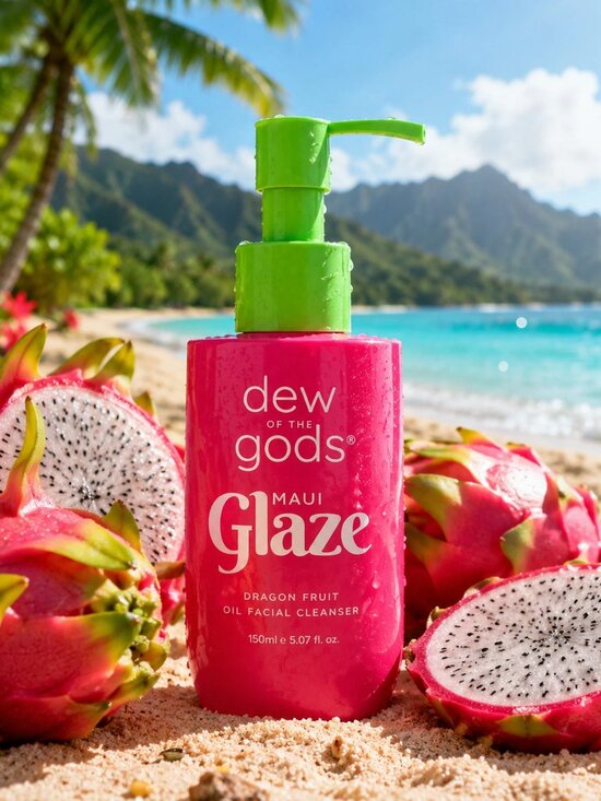 Dew Other - NIB Dew of the Gods Maui Glaze Oil Facial Cleanser Dragonfruit MSRP $36